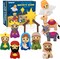Nativity Scene Craft Kit Christmas Ornaments DIY Kids Craft and Sew Kits for Girls and Boys Educational Beginners Sewing Set